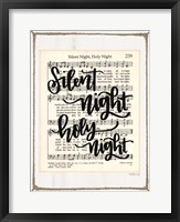 Framed Silent Night