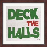 Framed JAXN136 - Deck the Halls