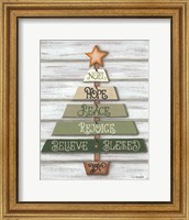 Framed Farmhouse Green Tree