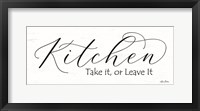 Framed Kitchen - Take It or Leave It