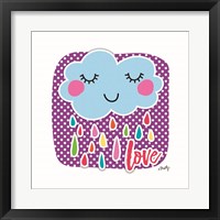 Framed 'Love Cloud' border=