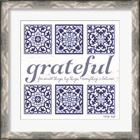 Framed 'Grateful Tile' border=