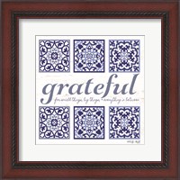 Framed Grateful Tile
