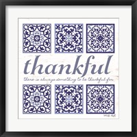 Framed Thankful Tile