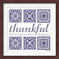 Framed Thankful Tile