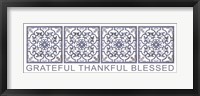 Framed Grateful, Thankful, Blessed