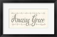 Framed Amazing Grace