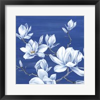 Framed 'Blooming Magnolias I' border=