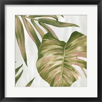 Pink Leaves I Framed Print