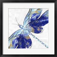 Blue Dragonfly Framed Print