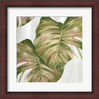 Framed Pink Leaves II