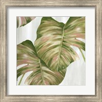 Framed Pink Leaves II