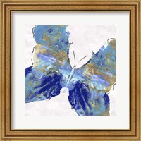 Framed 'Blue Butterfly' border=
