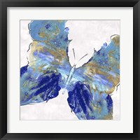 Framed 'Blue Butterfly' border=