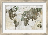 Framed World Map I