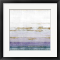 Framed 'Cerulean Haze II Violet Version' border=