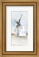 Framed Blue Windmill II