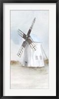 Framed Blue Windmill II