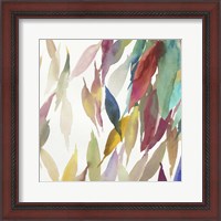 Framed Fallen Colorful Leaves II