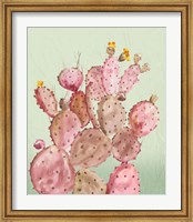 Framed Pink Cacti