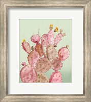 Framed Pink Cacti