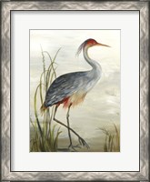 Framed Grey Heron