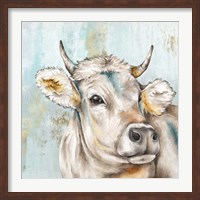 Framed Headstrong Cow I