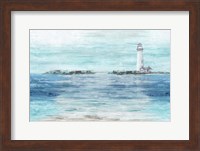 Framed Coastal Lighthouse