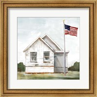 Framed American Flag