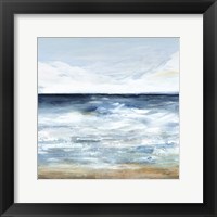 Framed Blue Ocean I