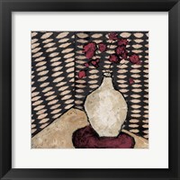 Framed Retro White Vase