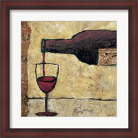 Framed Red Wine Pour