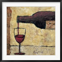 Framed Red Wine Pour
