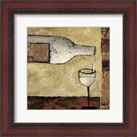 Framed White Wine Pour