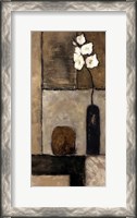 Framed Earthy Orchid Panel I