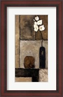 Framed Earthy Orchid Panel I