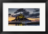 Framed Mont Saint Michel France