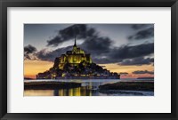 Framed Mont Saint Michel France