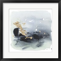 Cerulean & Gold II Framed Print