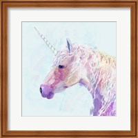 Framed 'Mystic Unicorn II' border=