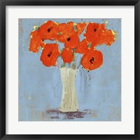 Framed Orange Poppy Impression II