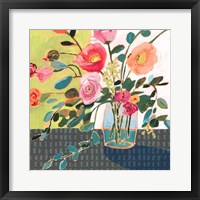 Framed 'Quirky Bouquet II' border=
