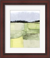 Framed 'Pale Vista II' border=