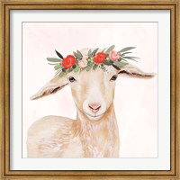 Framed Garden Goat I