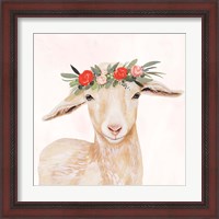 Framed 'Garden Goat I' border=