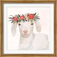 Framed Garden Goat IV