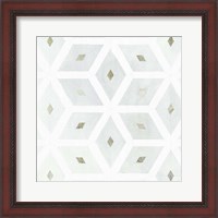 Framed Seaglass Tiles I