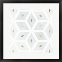 Seaglass Tiles I Framed Print