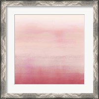 Framed 'Apricot Ombre II' border=