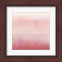 Framed 'Apricot Ombre II' border=